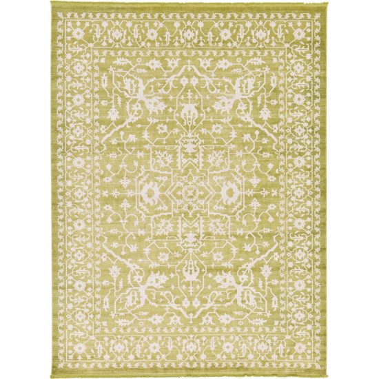 Rug Unique Loom New Classical Light Green Rectangular 10' 0 x 13' 0