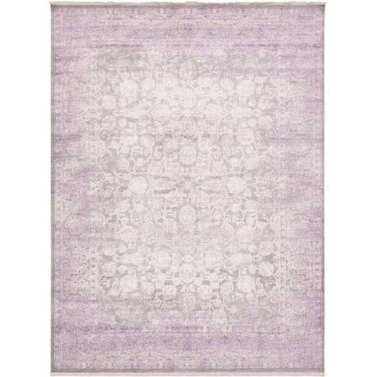 Rug Unique Loom New Classical Purple Rectangular 10' 0 x 13' 0