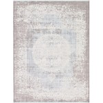Rug Unique Loom New Classical Light Blue Rectangular 10' 0 x 13' 0