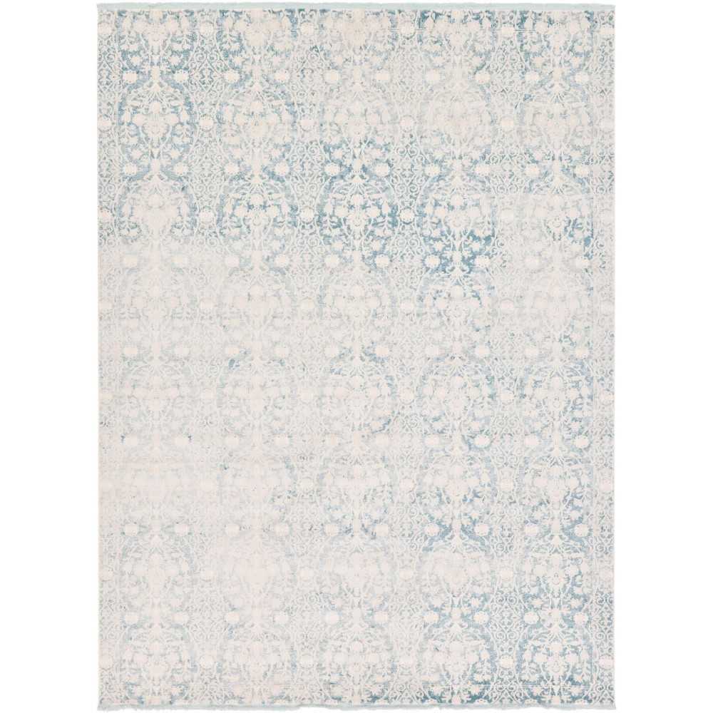 Rug Unique Loom New Classical Light Blue Rectangular 10' 0 x 13' 0