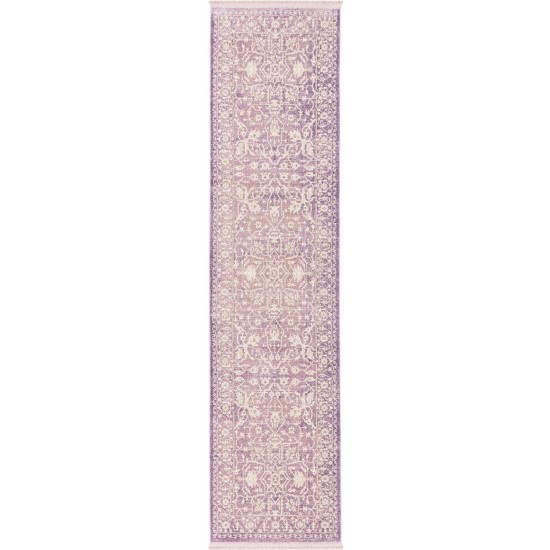 Rug Unique Loom New Classical Purple Runner 2' 7 x 10' 0