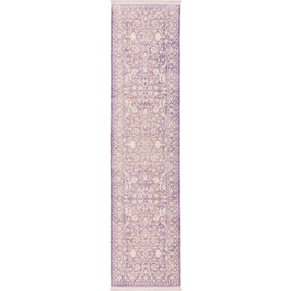 Rug Unique Loom New Classical Purple Runner 2' 7 x 10' 0