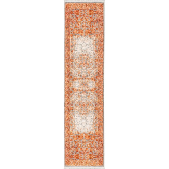 Rug Unique Loom New Classical Terracotta Runner 2' 7 x 10' 0