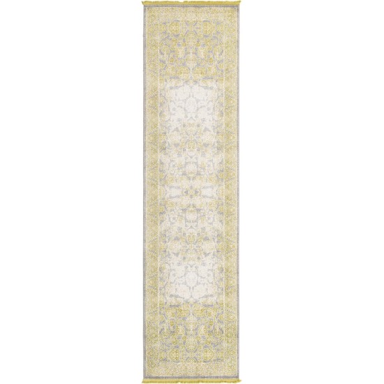 Rug Unique Loom New Classical Light Green Runner 2' 7 x 10' 0