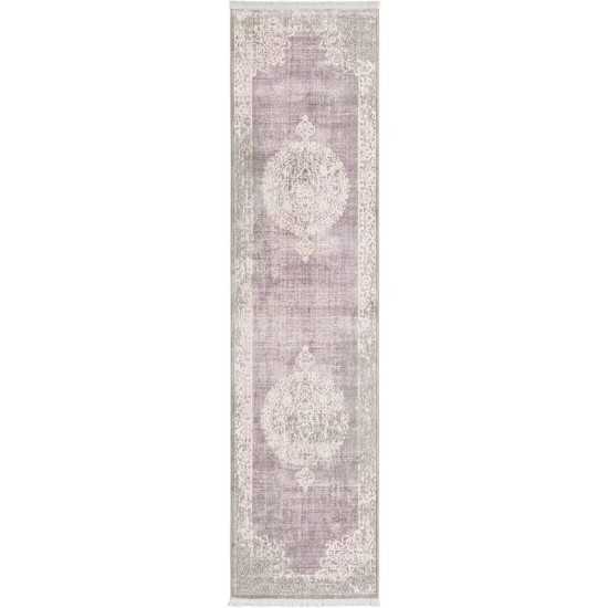 Rug Unique Loom New Classical Purple Runner 2' 7 x 10' 0