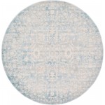 Rug Unique Loom New Classical Blue Round 6' 0 x 6' 0