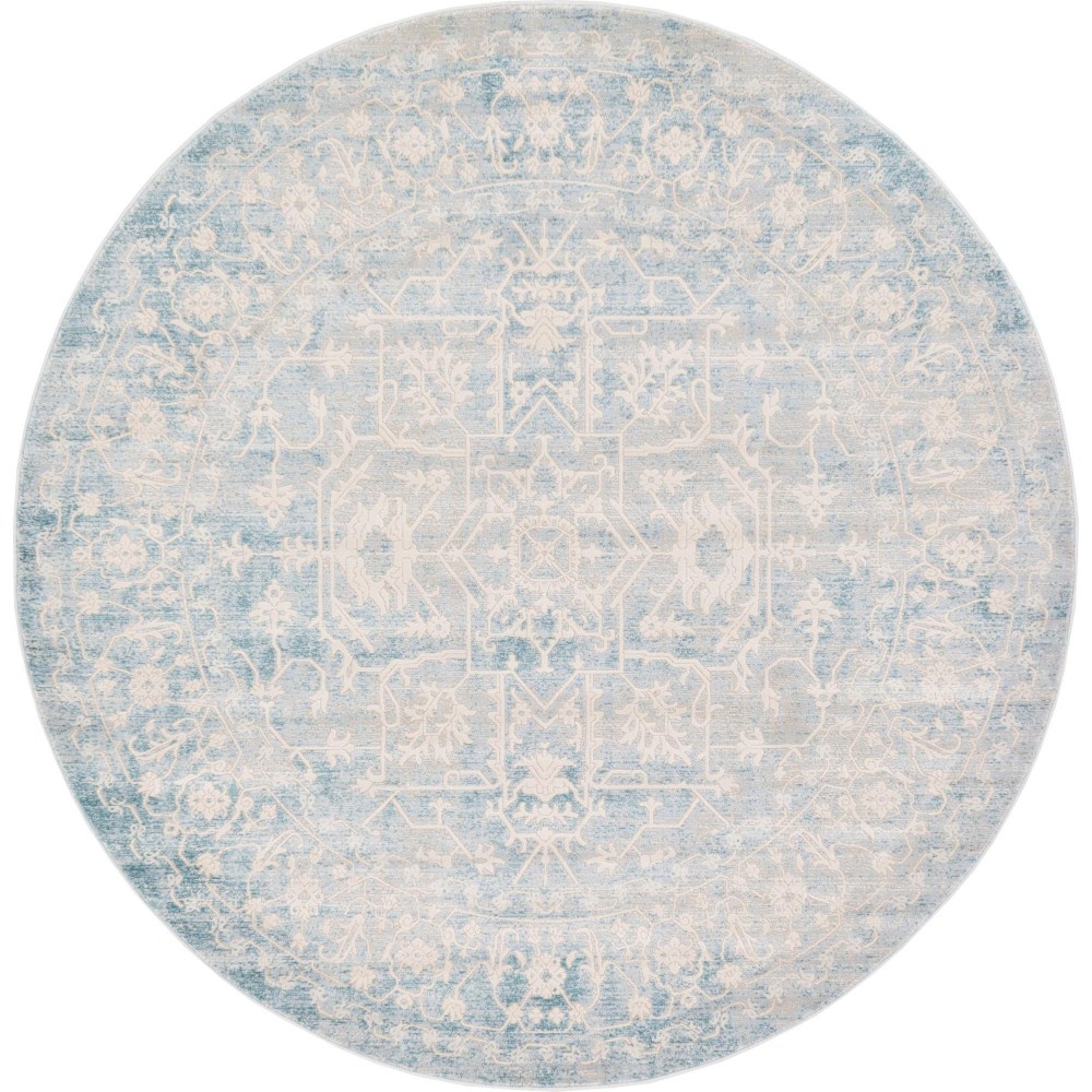 Rug Unique Loom New Classical Blue Round 6' 0 x 6' 0 Rug Unique Loom New Classical Blue Round 6' 0 x 6' 0