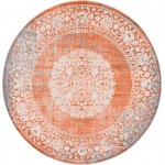 Rug Unique Loom New Classical Terracotta Round 6' 0 x 6' 0