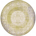 Rug Unique Loom New Classical Light Green Round 6' 0 x 6' 0