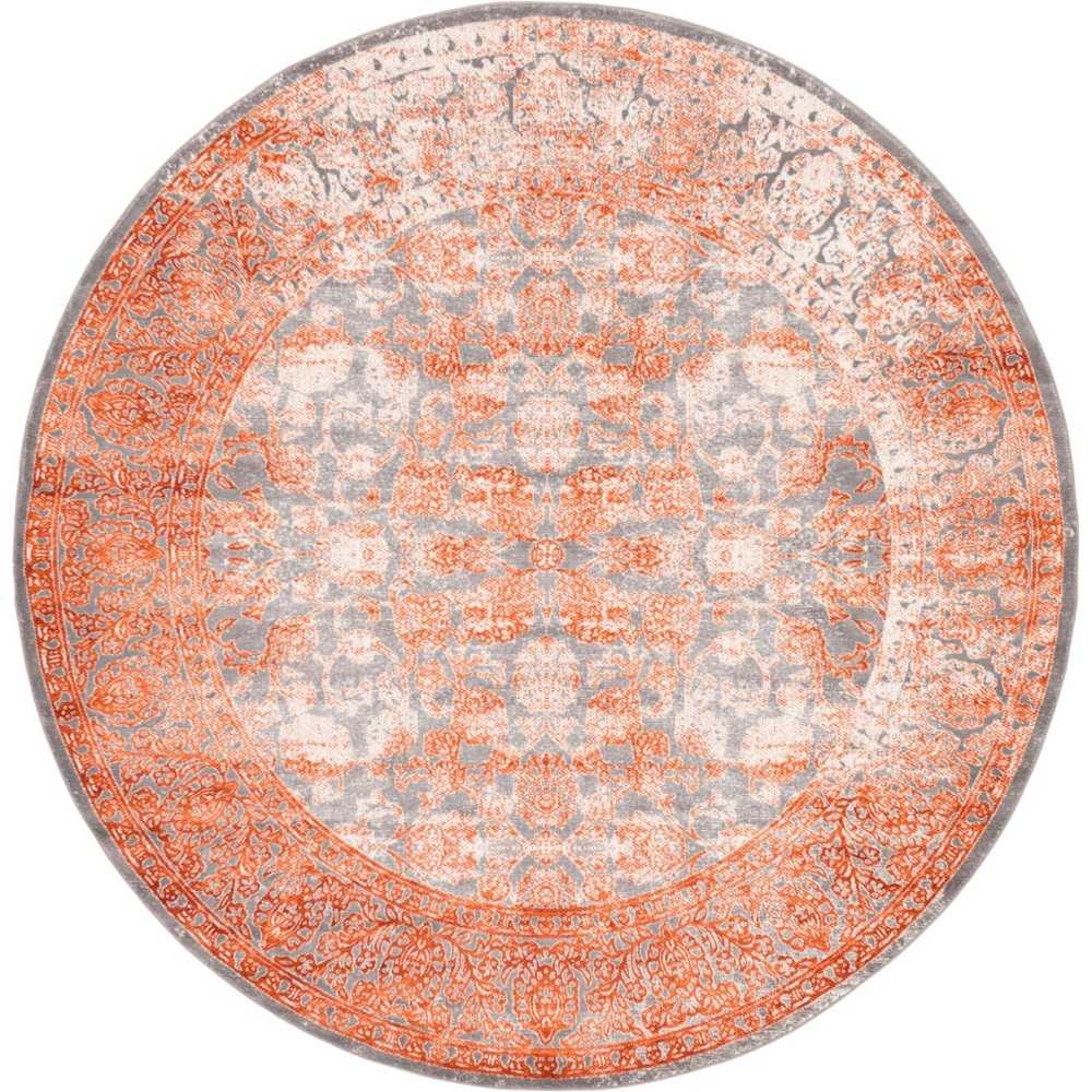Rug Unique Loom New Classical Terracotta Round 8' 0 x 8' 0 Rug Unique Loom New Classical Terracotta Round 8' 0 x 8' 0