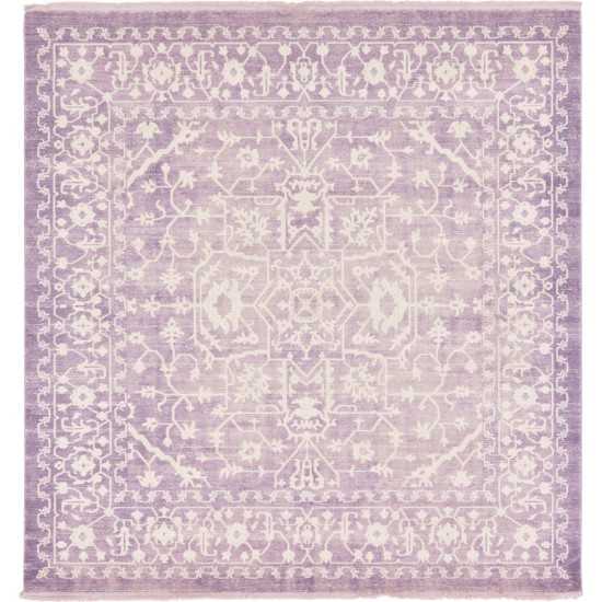 Rug Unique Loom New Classical Purple Square 8' 0 x 8' 0