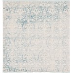 Rug Unique Loom New Classical Light Blue Square 8' 0 x 8' 0