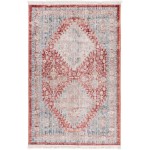 Rug Unique Loom Noble Red Rectangular 2' 2 x 3' 0