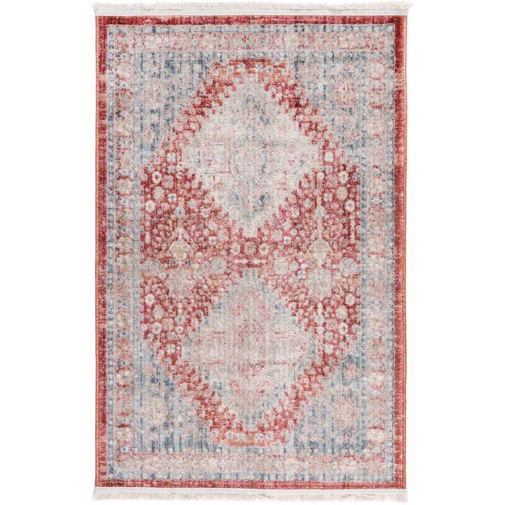 Rug Unique Loom Noble Red Rectangular 2' 2 x 3' 0 Rug Unique Loom Noble Red Rectangular 2' 2 x 3' 0