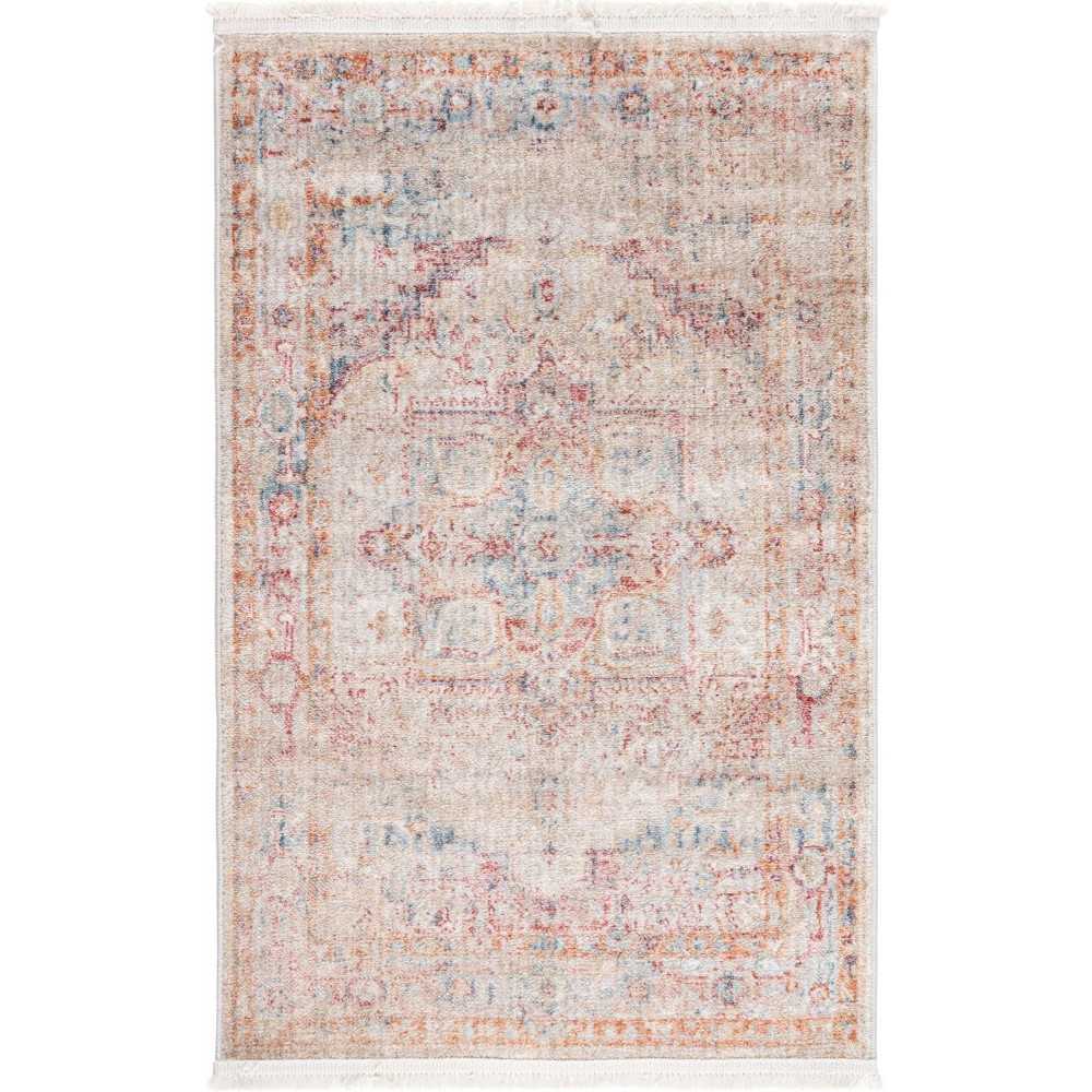 Rug Unique Loom Noble Red Rectangular 2' 2 x 3' 0 Rug Unique Loom Noble Red Rectangular 2' 2 x 3' 0