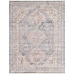 Rug Unique Loom Noble Blue Rectangular 4' 0 x 6' 0