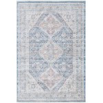 Rug Unique Loom Noble Blue Rectangular 5' 0 x 8' 0