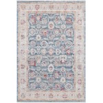 Rug Unique Loom Noble Blue Rectangular 5' 0 x 8' 0