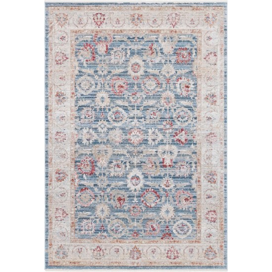 Rug Unique Loom Noble Blue Rectangular 5' 0 x 8' 0