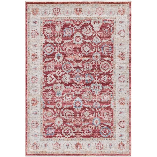 Rug Unique Loom Noble Red Rectangular 5' 0 x 8' 0