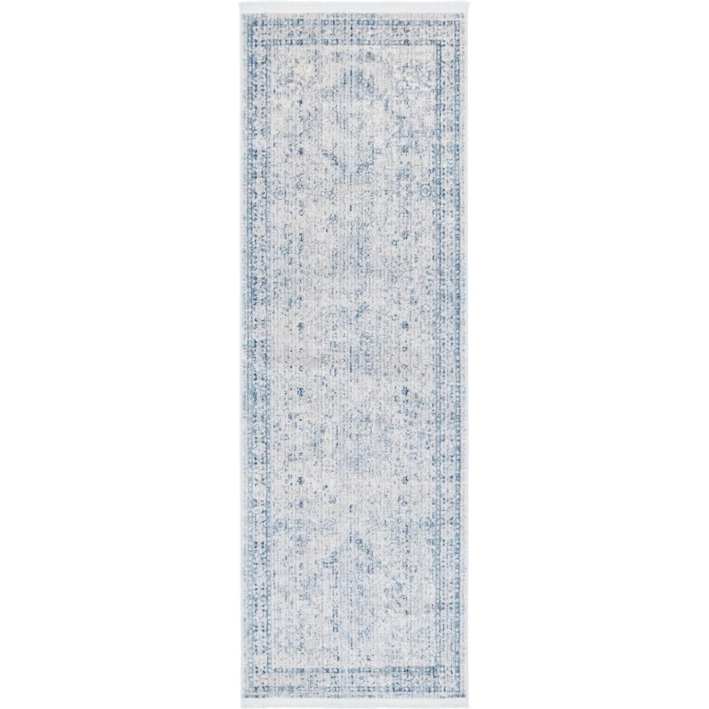 Rug Unique Loom Noble Gray Runner 2' 2 x 6' 0