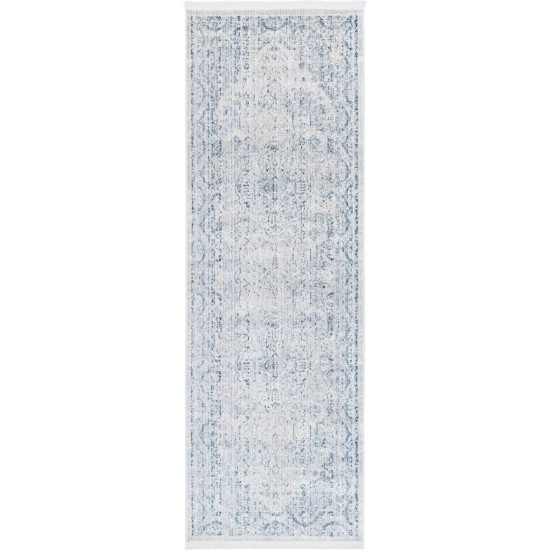 Rug Unique Loom Noble Gray Runner 2' 2 x 6' 0