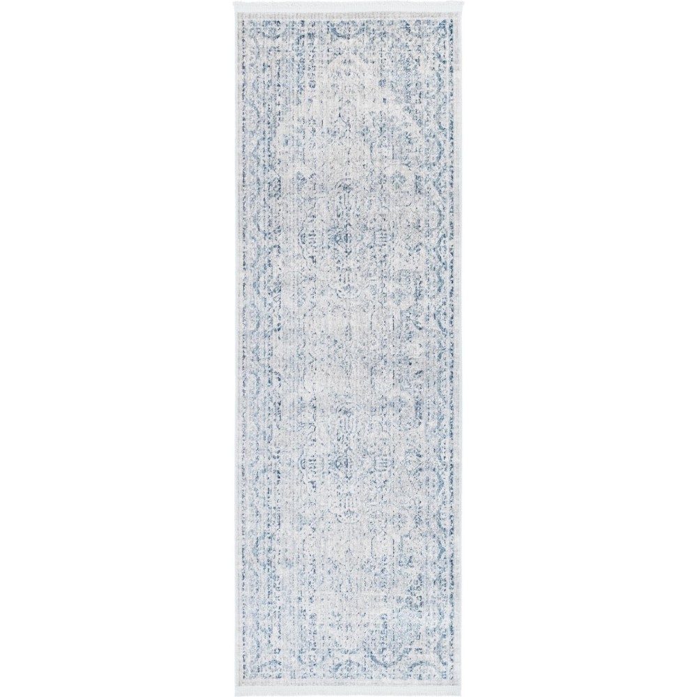 Rug Unique Loom Noble Gray Runner 2' 2 x 6' 0