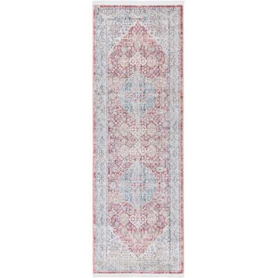 Rug Unique Loom Noble Red Runner 2' 2 x 6' 0