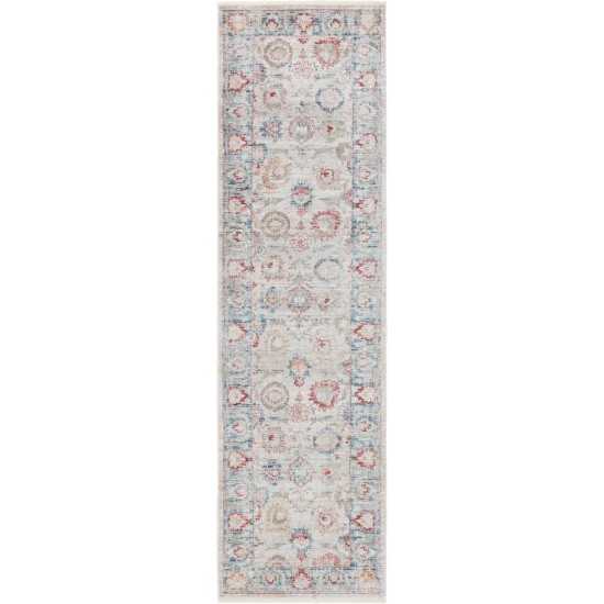 Rug Unique Loom Noble Ivory Runner 2' 7 x 10' 0