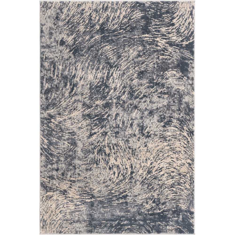 Rug Unique Loom Oasis Gray Rectangular 4' 0 x 6' 0 Rug Unique Loom Oasis Gray Rectangular 4' 0 x 6' 0