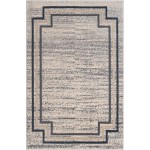 Rug Unique Loom Oasis Gray Rectangular 4' 0 x 6' 0