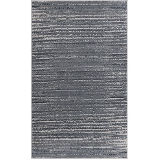 Rug Unique Loom Oasis Gray Rectangular 5' 0 x 8' 0