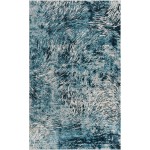 Rug Unique Loom Oasis Blue Rectangular 5' 0 x 8' 0