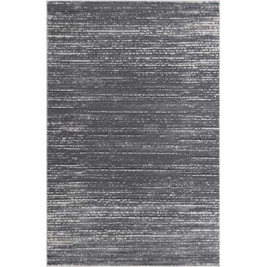 Rug Unique Loom Oasis Gray Rectangular 6' 0 x 9' 0