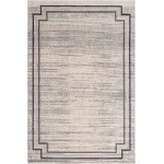 Rug Unique Loom Oasis Gray Rectangular 6' 0 x 9' 0