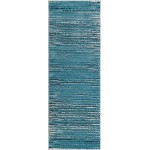 Rug Unique Loom Oasis Blue Runner 2' 0 x 6' 0