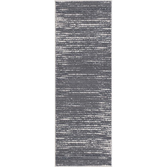 Rug Unique Loom Oasis Gray Runner 2' 0 x 6' 0