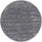 Rug Unique Loom Oasis Gray Round 4' 0 x 4' 0