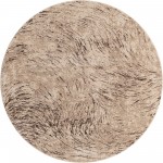 Rug Unique Loom Oasis Brown Round 7' 0 x 7' 0