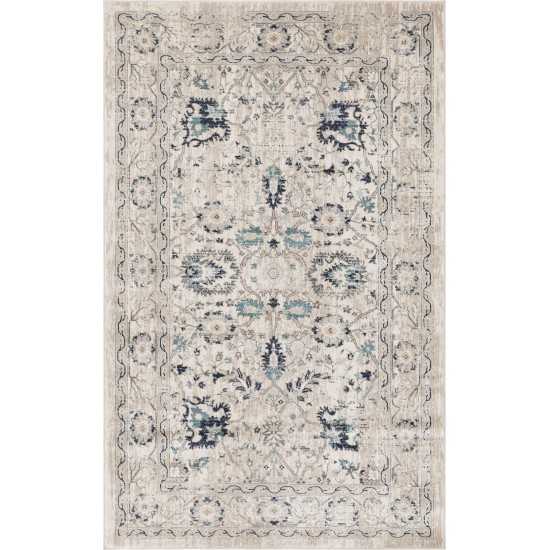 Rug Unique Loom Oslo Beige Rectangular 5' 0 x 8' 0