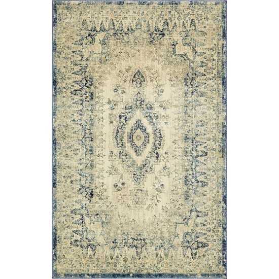 Rug Unique Loom Oslo Beige Rectangular 5' 0 x 8' 0