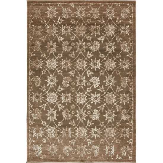 Rug Unique Loom Oslo Light Brown Rectangular 6' 0 x 9' 0