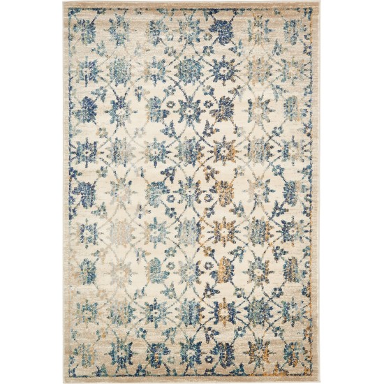 Rug Unique Loom Oslo Cream Rectangular 6' 0 x 9' 0