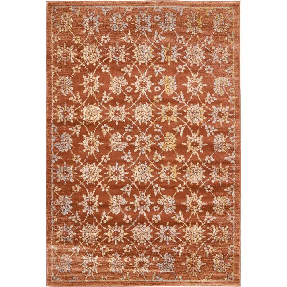 Rug Unique Loom Oslo Brick Red Rectangular 6' 0 x 9' 0 Rug Unique Loom Oslo Brick Red Rectangular 6' 0 x 9' 0