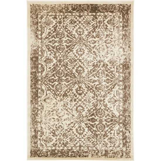 Rug Unique Loom Oslo Cream Rectangular 6' 0 x 9' 0