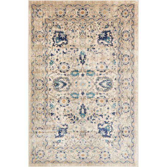 Rug Unique Loom Oslo Beige Rectangular 6' 0 x 9' 0