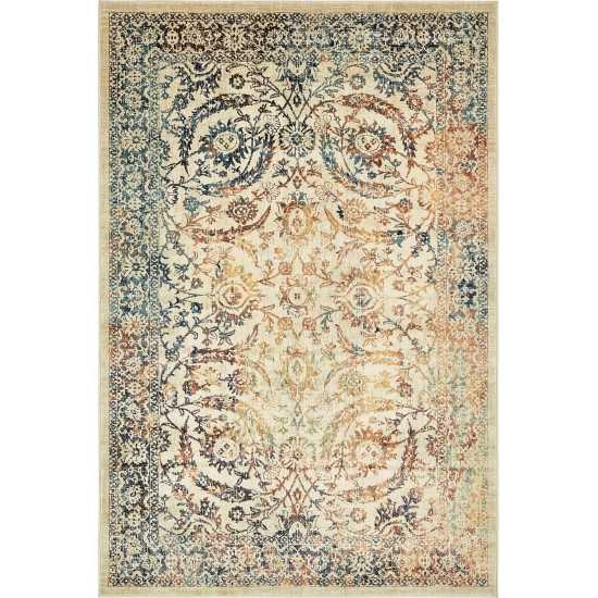 Rug Unique Loom Oslo Beige Rectangular 6' 0 x 9' 0