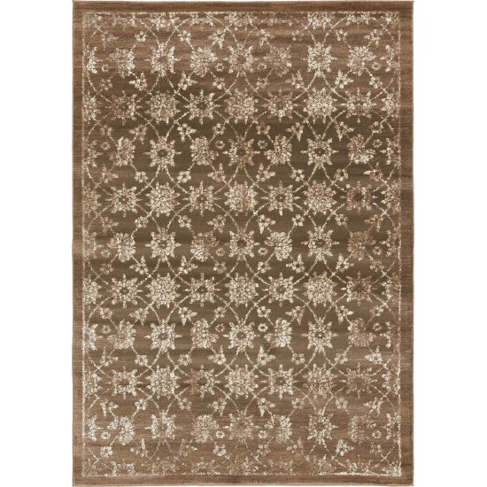 Rug Unique Loom Oslo Light Brown Rectangular 7' 0 x 10' 0