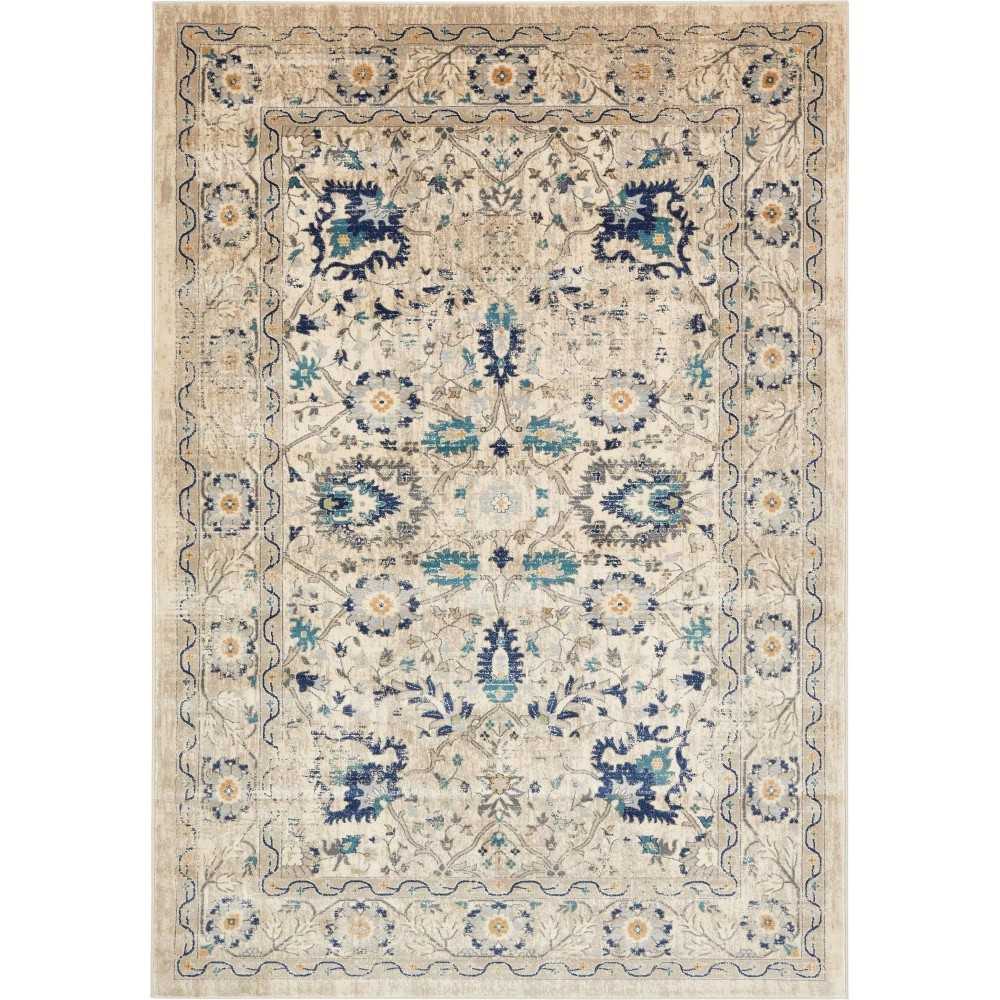 Rug Unique Loom Oslo Beige Rectangular 7' 0 x 10' 0 Rug Unique Loom Oslo Beige Rectangular 7' 0 x 10' 0
