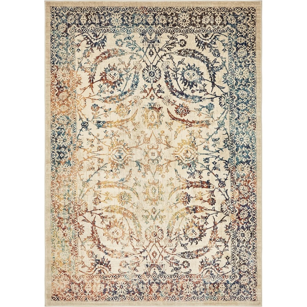 Rug Unique Loom Oslo Beige Rectangular 7' 0 x 10' 0 Rug Unique Loom Oslo Beige Rectangular 7' 0 x 10' 0